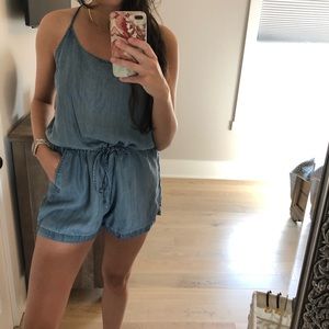 Chambray Gap Romper